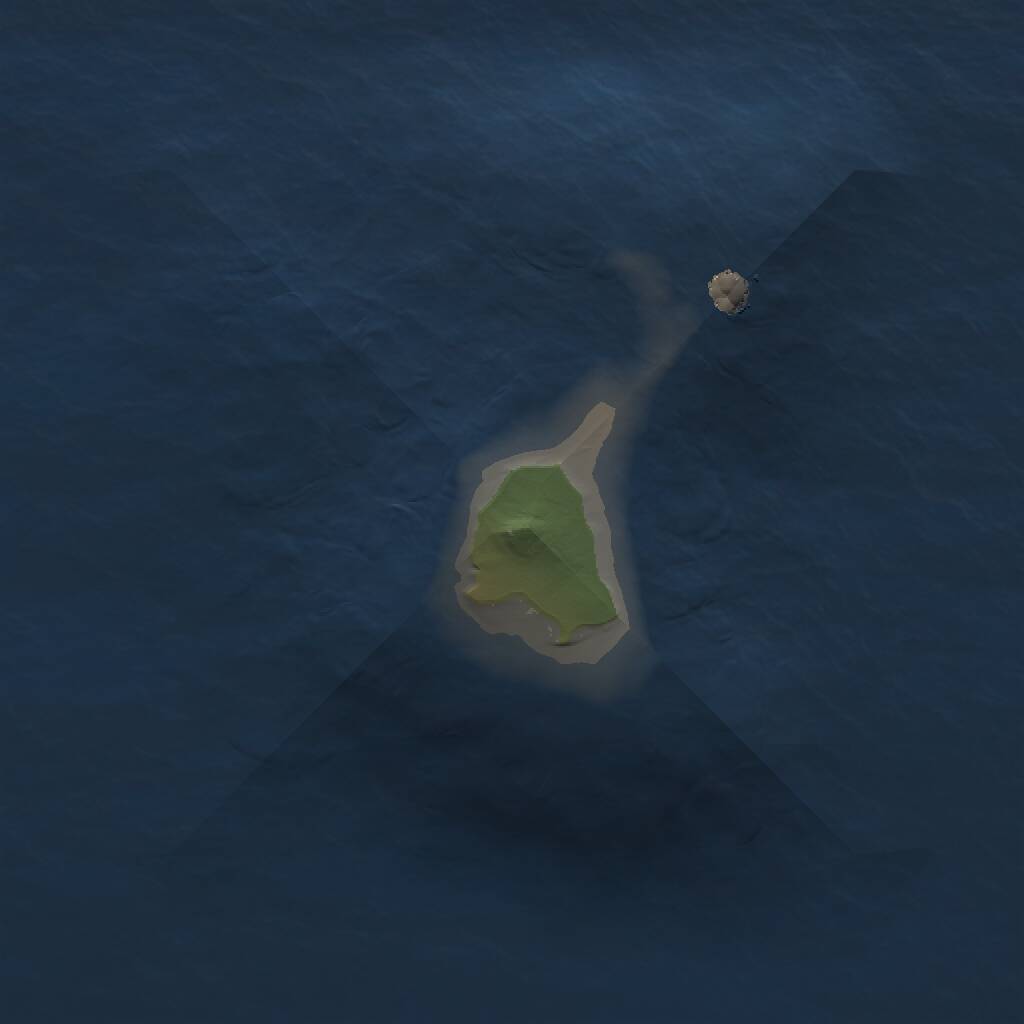 Rust Map: Procedural Map, Size: 1000, Seed: 582978355, 1 Monuments