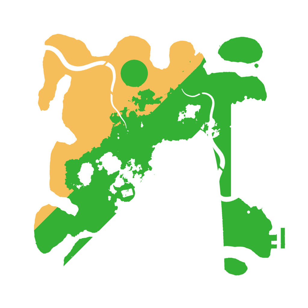 Biome Rust Map: Procedural Map, Size: 3000, Seed: 604581