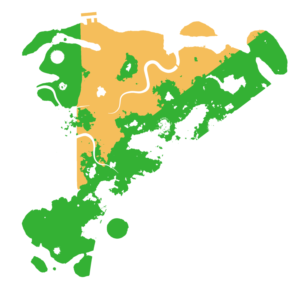 Biome Rust Map: Procedural Map, Size: 4000, Seed: 18095