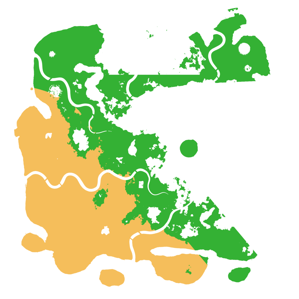 Biome Rust Map: Procedural Map, Size: 4500, Seed: 661313874