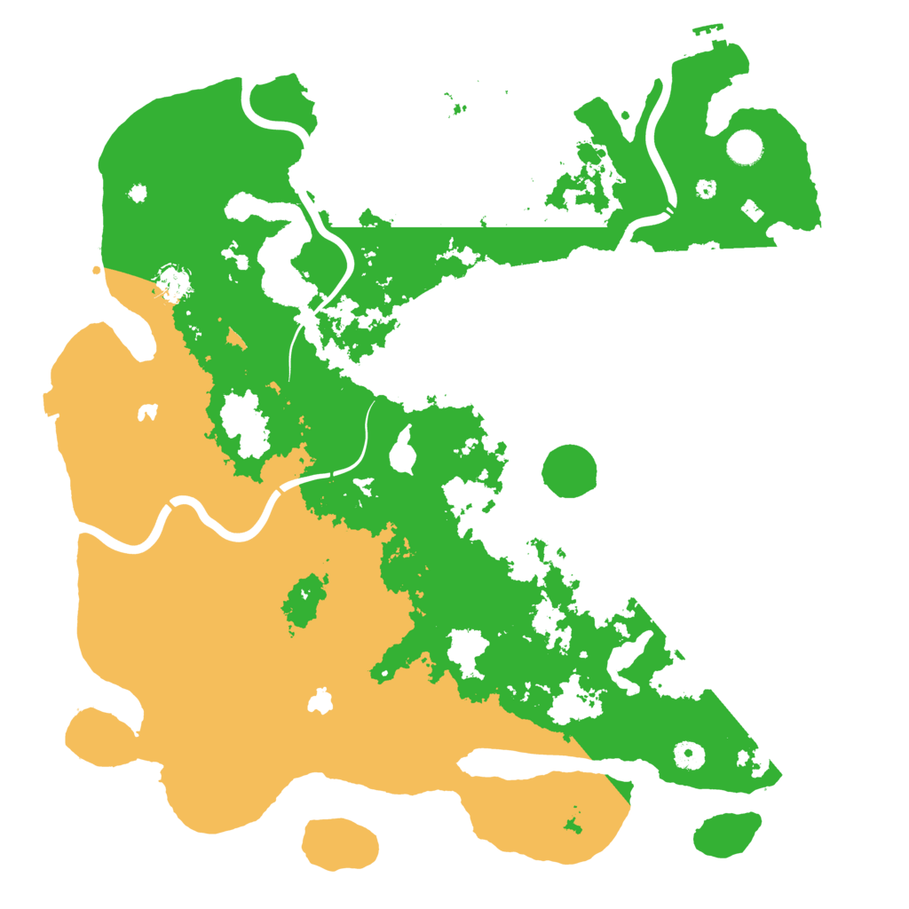 Biome Rust Map: Procedural Map, Size: 4500, Seed: 661313874