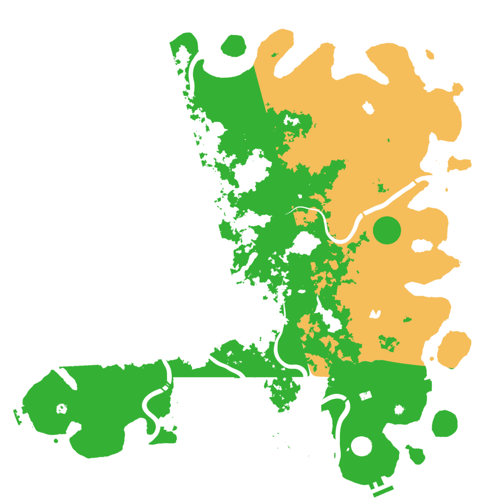 Biome Rust Map: Procedural Map, Size: 4750, Seed: 345006361