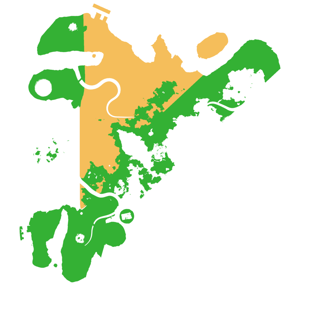 Biome Rust Map: Procedural Map, Size: 3500, Seed: 54656186