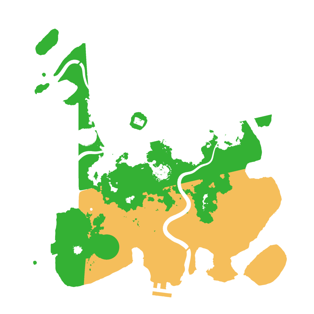 Biome Rust Map: Procedural Map, Size: 3300, Seed: 148573337