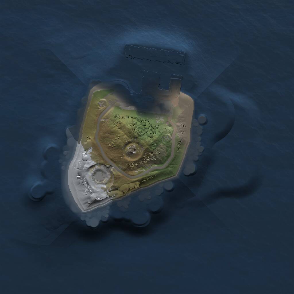 Rust Map: Procedural Map, Size: 1000, Seed: 695765612, 2 Monuments