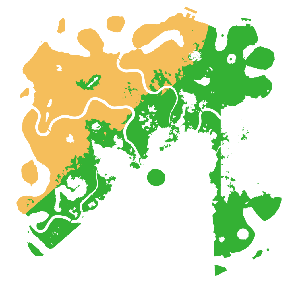 Biome Rust Map: Procedural Map, Size: 4575, Seed: 2014776217