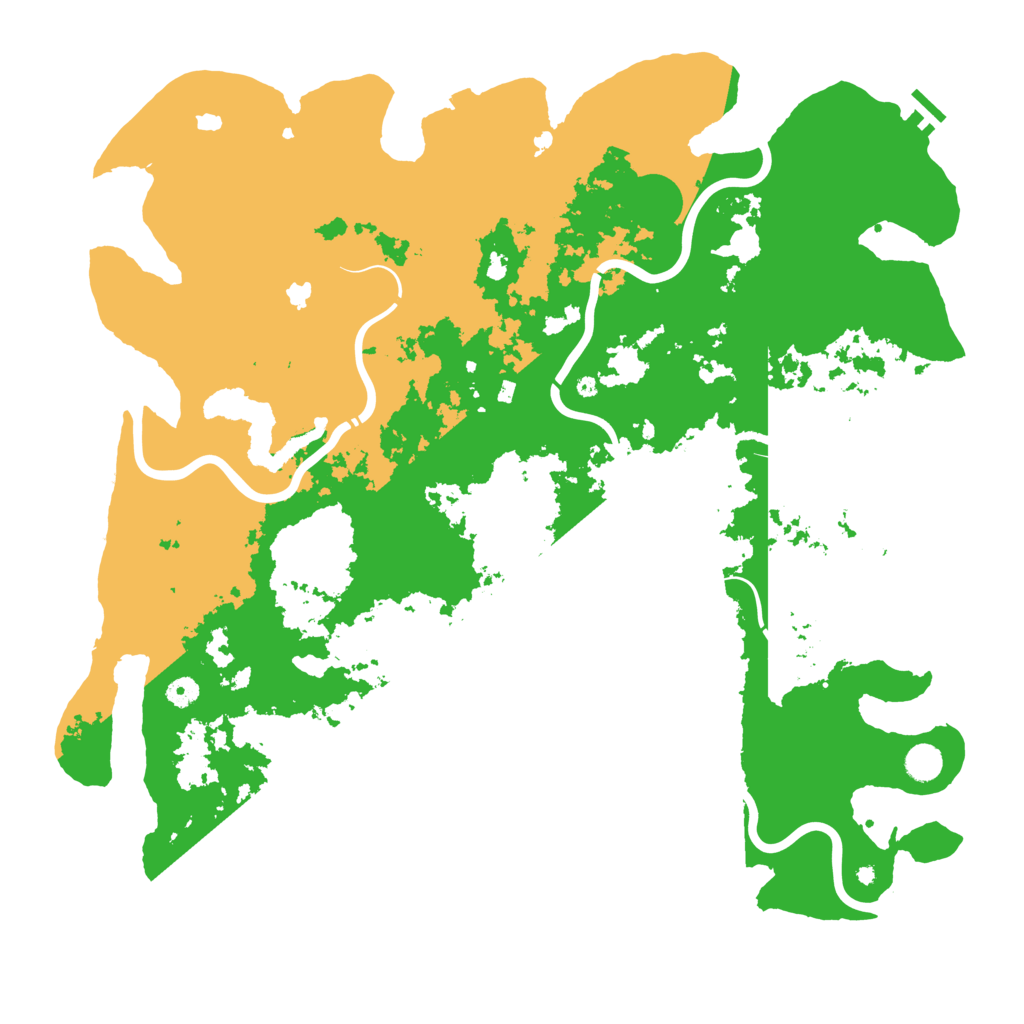 Biome Rust Map: Procedural Map, Size: 5000, Seed: 456430