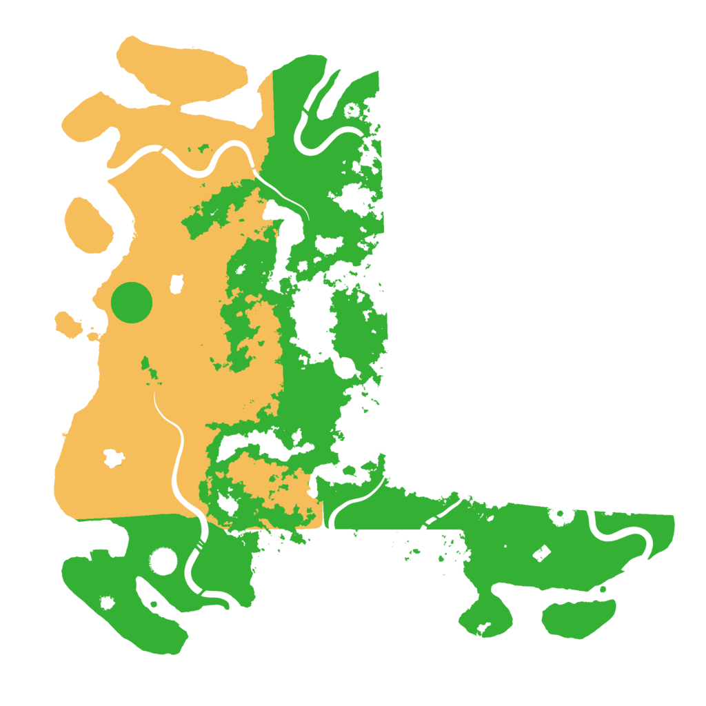 Biome Rust Map: Procedural Map, Size: 4500, Seed: 399877454
