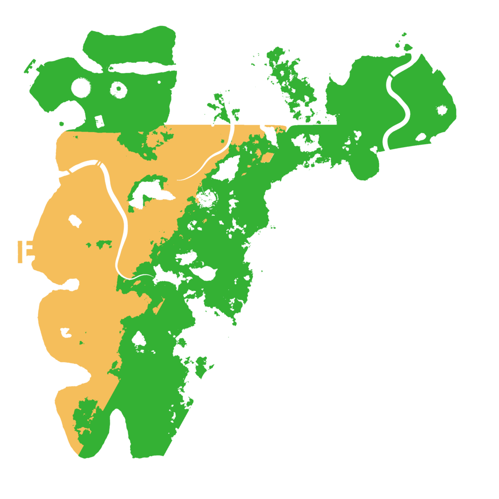 Biome Rust Map: Procedural Map, Size: 4500, Seed: 29506