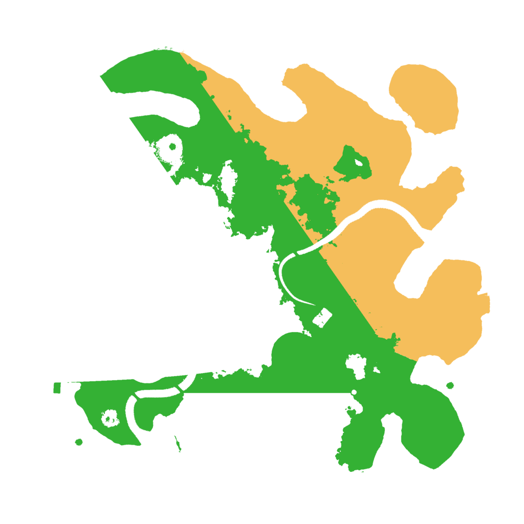 Biome Rust Map: Procedural Map, Size: 3000, Seed: 3404