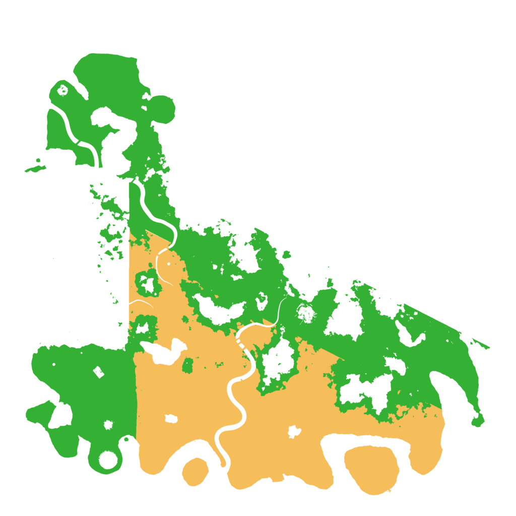 Biome Rust Map: Procedural Map, Size: 5000, Seed: 129387