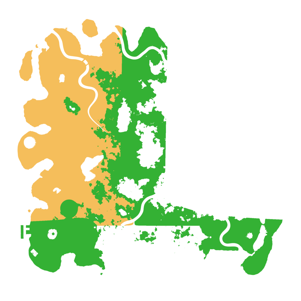 Biome Rust Map: Procedural Map, Size: 4500, Seed: 1941808292