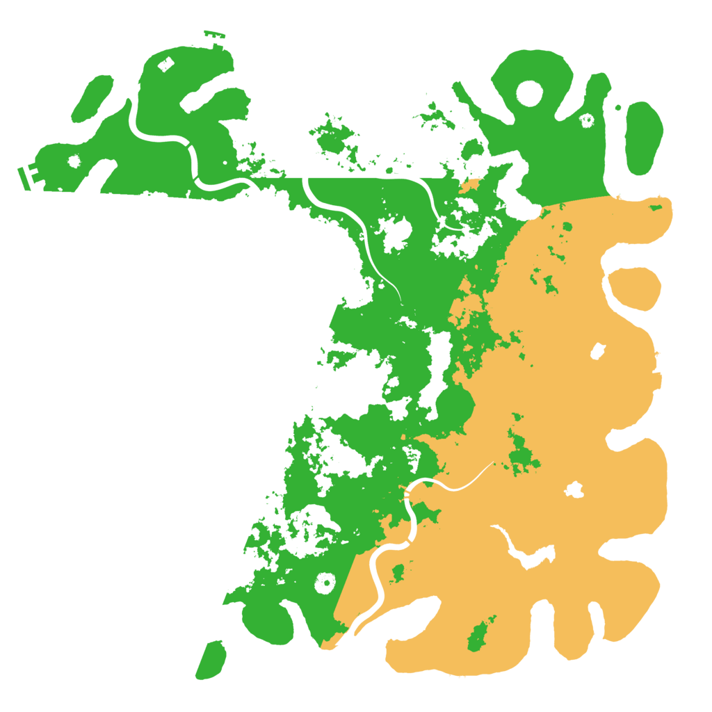 Biome Rust Map: Procedural Map, Size: 5000, Seed: 2082019