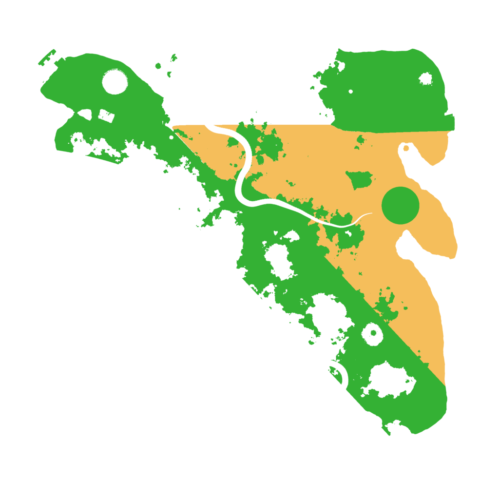 Biome Rust Map: Procedural Map, Size: 3500, Seed: 658993067