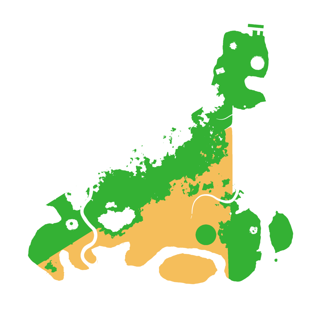 Biome Rust Map: Procedural Map, Size: 3980, Seed: 1200497587