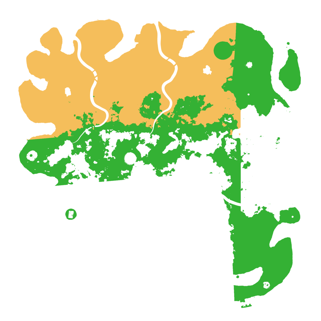 Biome Rust Map: Procedural Map, Size: 4650, Seed: 1480844110