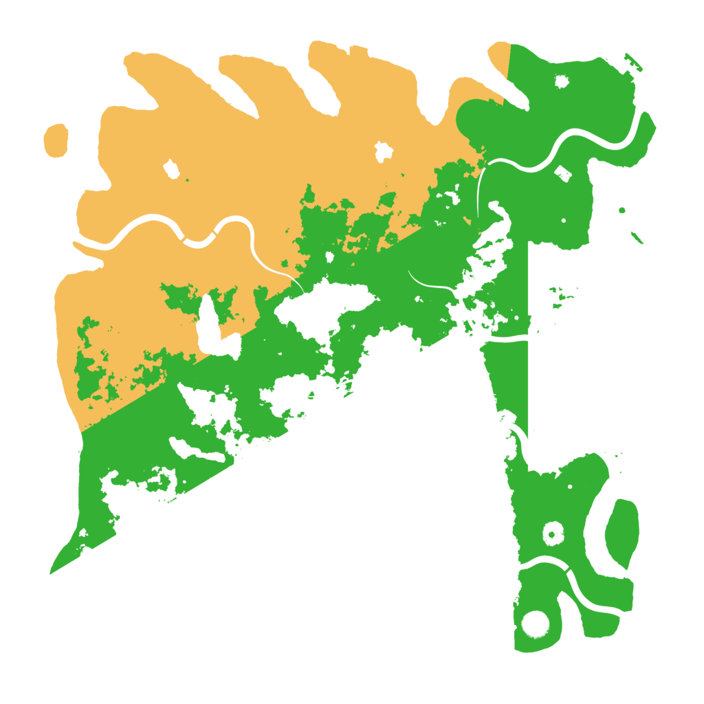 Biome Rust Map: Procedural Map, Size: 4555, Seed: 2034928411