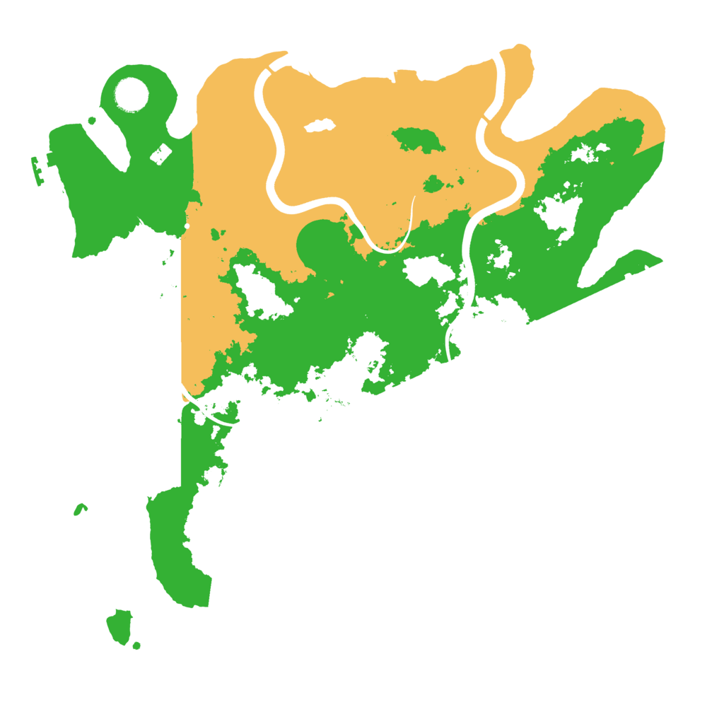 Biome Rust Map: Procedural Map, Size: 3750, Seed: 1810510468