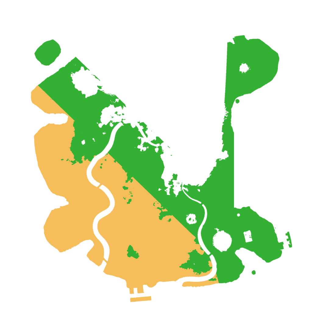 Biome Rust Map: Procedural Map, Size: 3000, Seed: 159874653