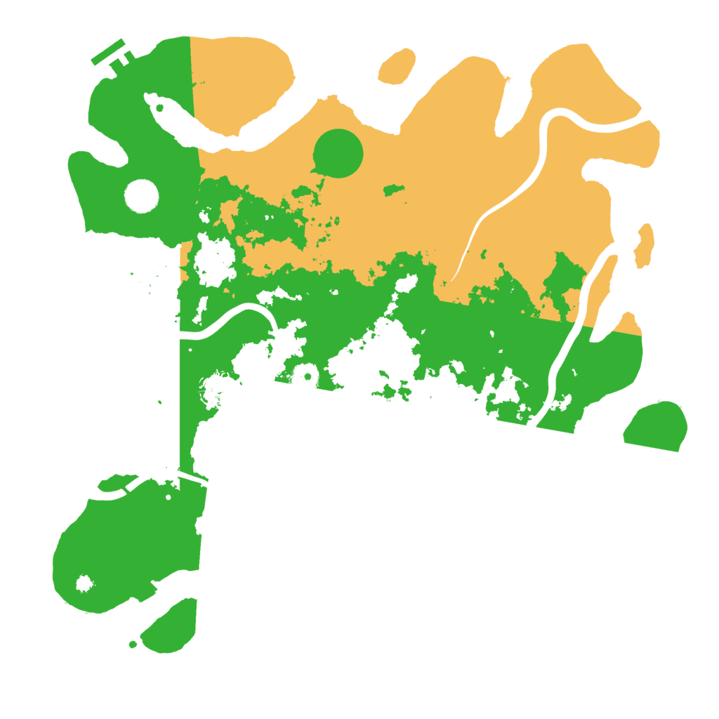 Biome Rust Map: Procedural Map, Size: 3850, Seed: 70051