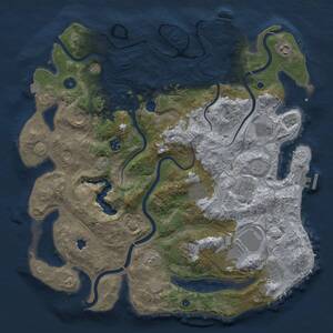 Thumbnail Rust Map: Procedural Map, Size: 4250, Seed: 902202994, 16 Monuments