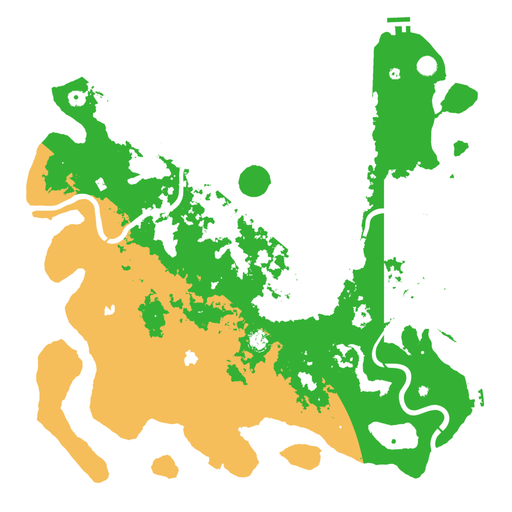 Biome Rust Map: Procedural Map, Size: 4500, Seed: 164158234