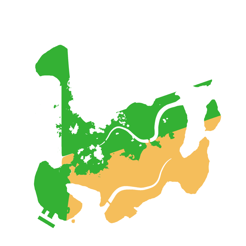 Biome Rust Map: Procedural Map, Size: 2700, Seed: 444447