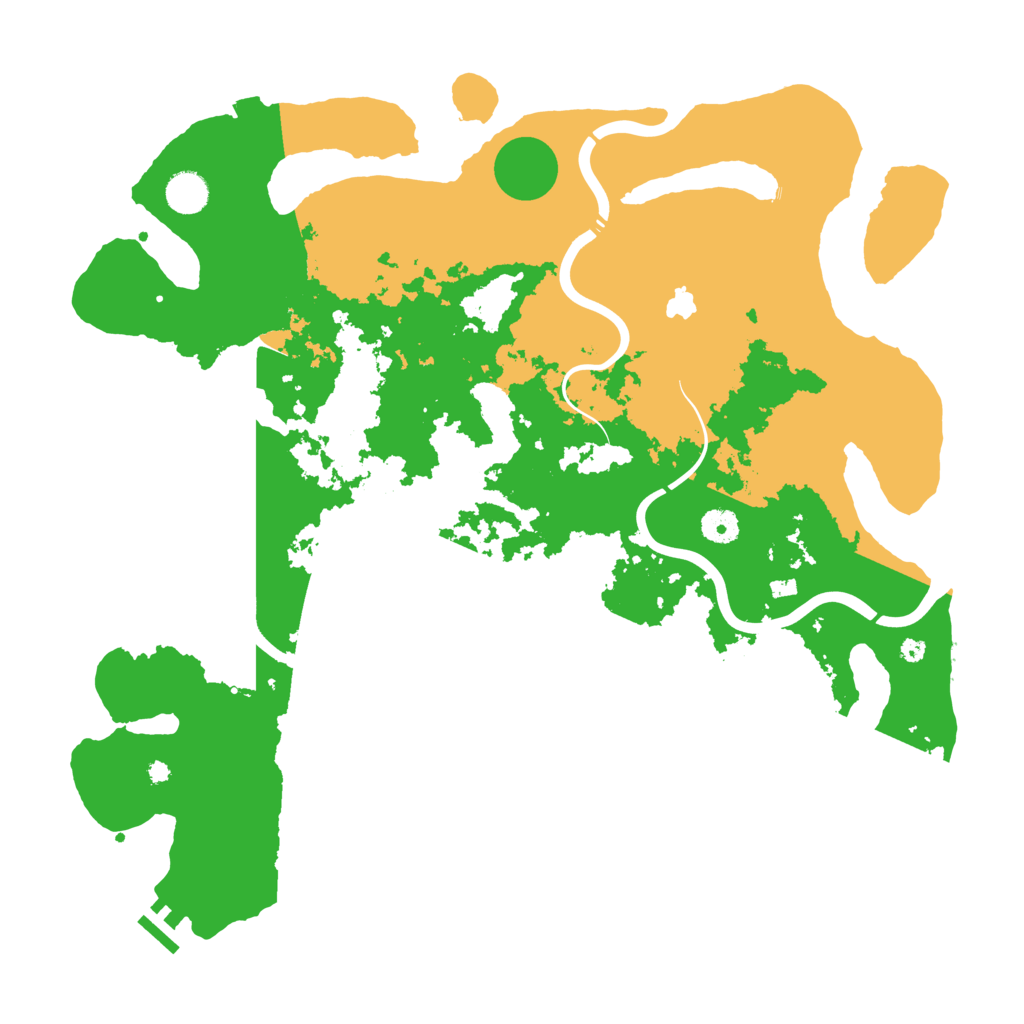 Biome Rust Map: Procedural Map, Size: 4250, Seed: 2174