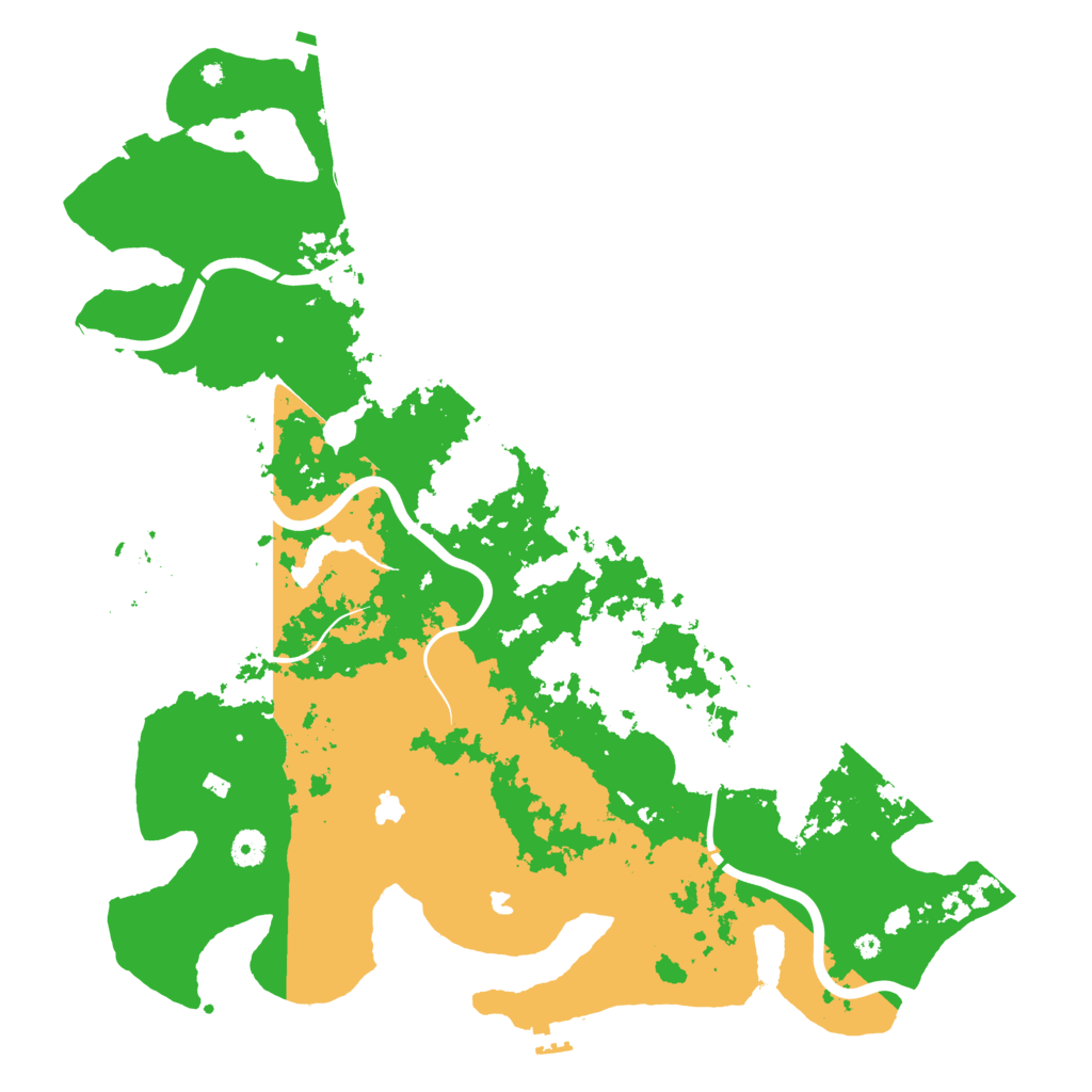 Biome Rust Map: Procedural Map, Size: 4500, Seed: 110083701