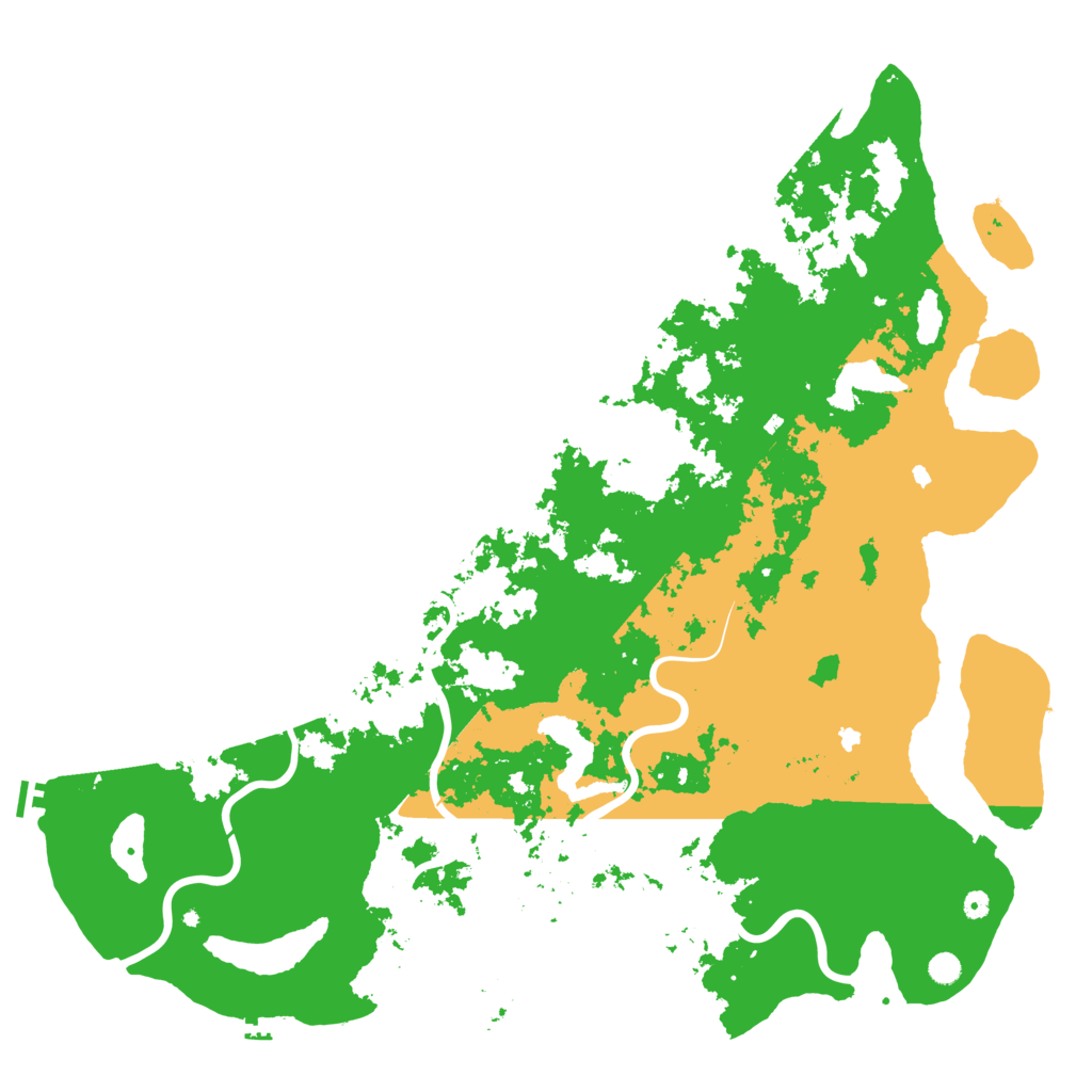 Biome Rust Map: Procedural Map, Size: 6000, Seed: 594226049