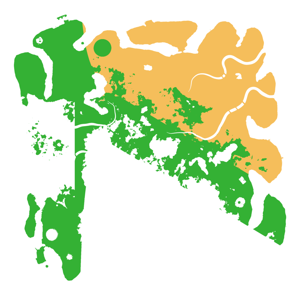 Biome Rust Map: Procedural Map, Size: 4500, Seed: 390966384