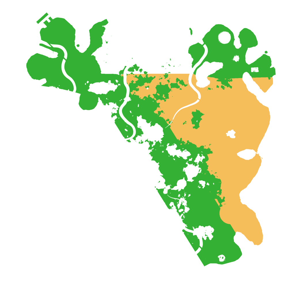 Biome Rust Map: Procedural Map, Size: 4250, Seed: 4349