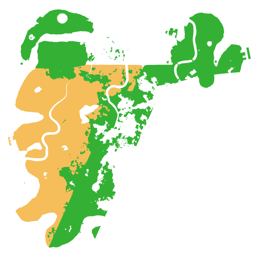 Biome Rust Map: Procedural Map, Size: 4500, Seed: 816218859