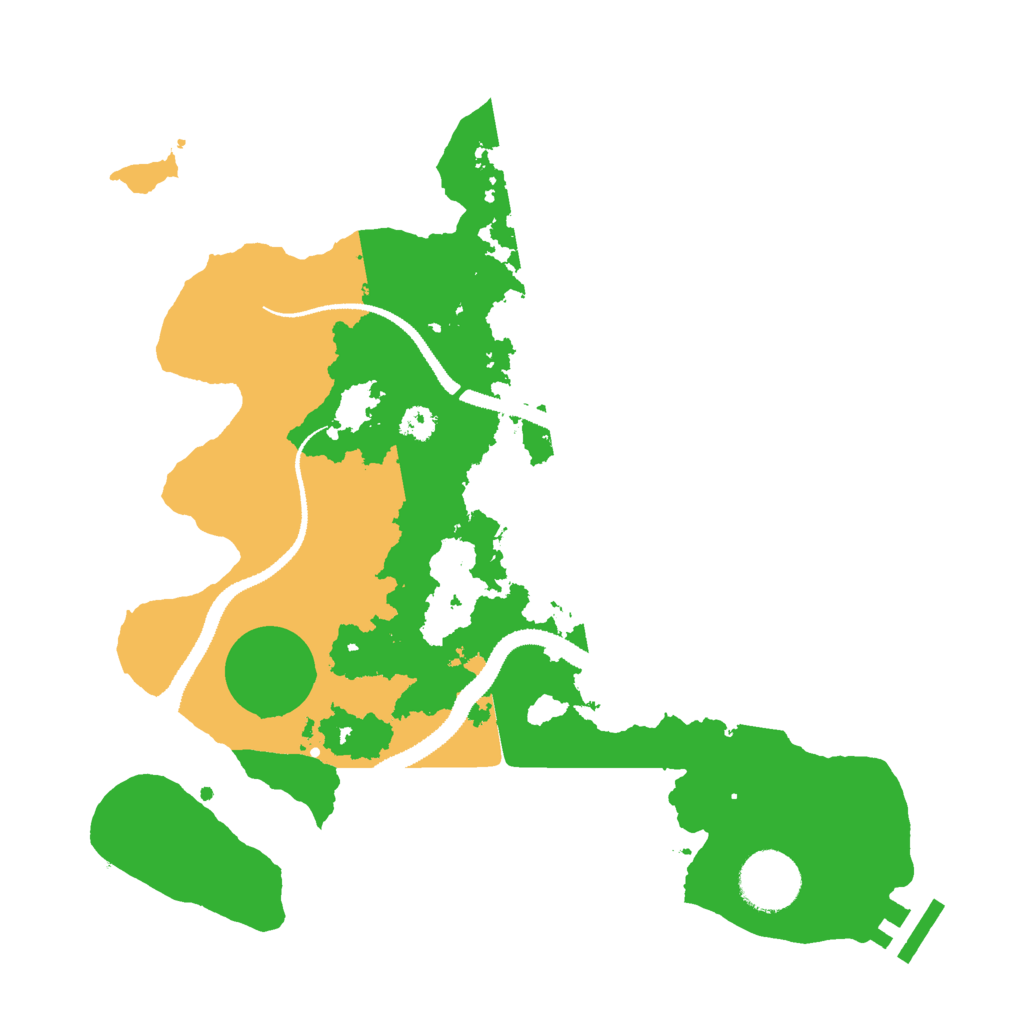 Biome Rust Map: Procedural Map, Size: 3000, Seed: 838962303