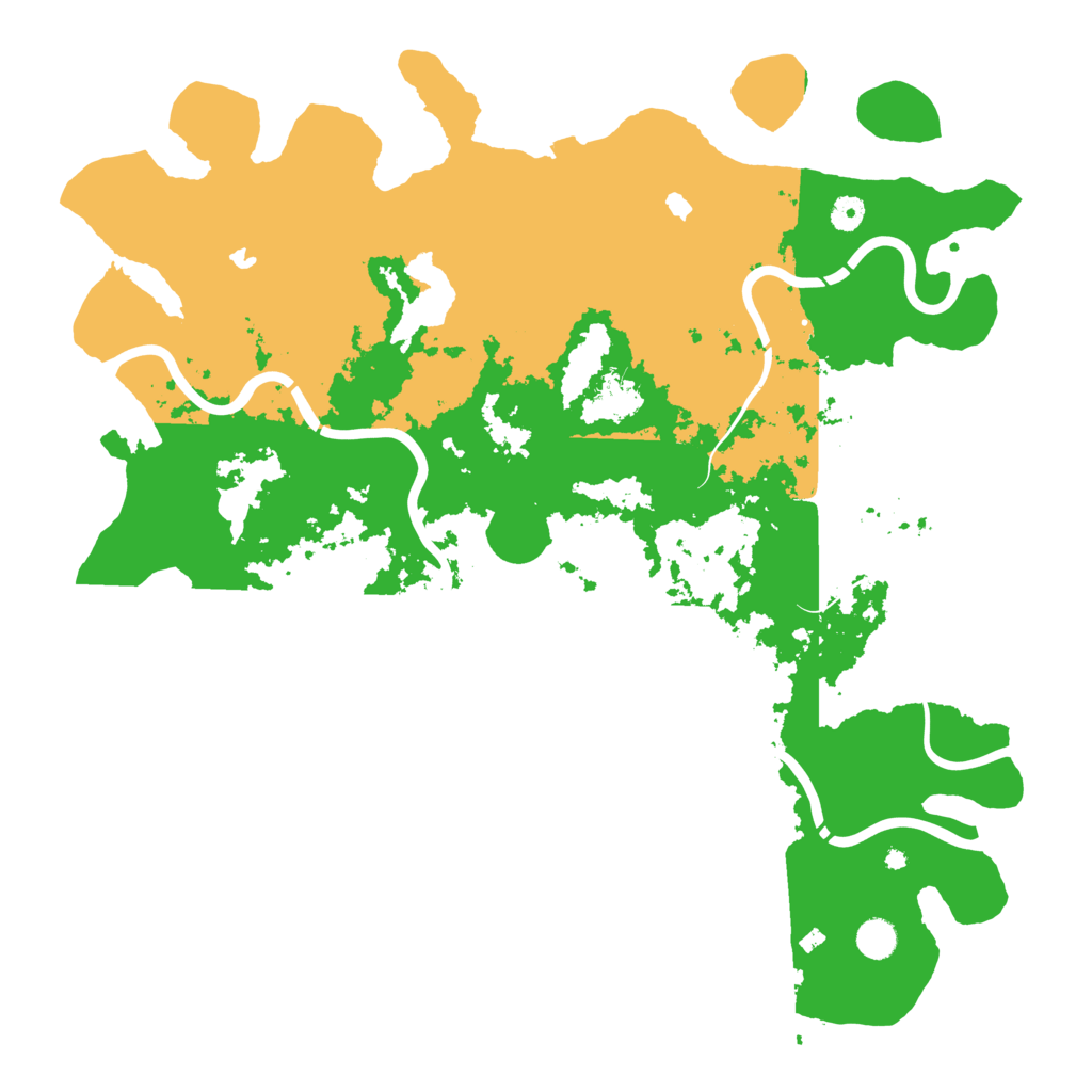 Biome Rust Map: Procedural Map, Size: 4750, Seed: 4321