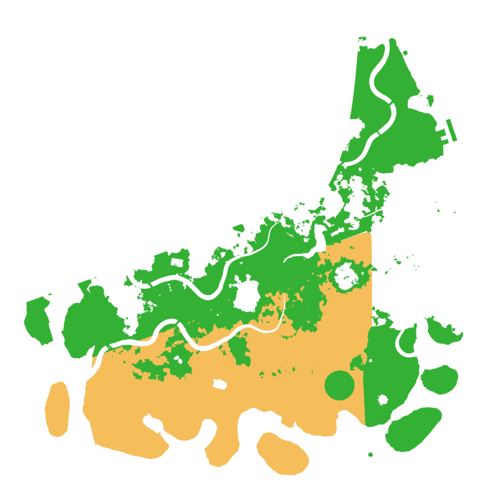 Biome Rust Map: Procedural Map, Size: 4400, Seed: 31368785