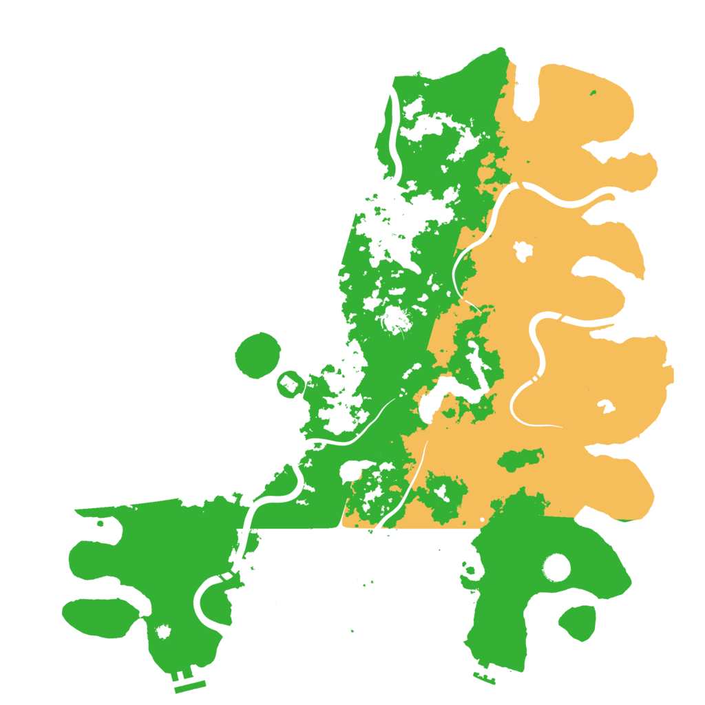 Biome Rust Map: Procedural Map, Size: 4500, Seed: 851389214
