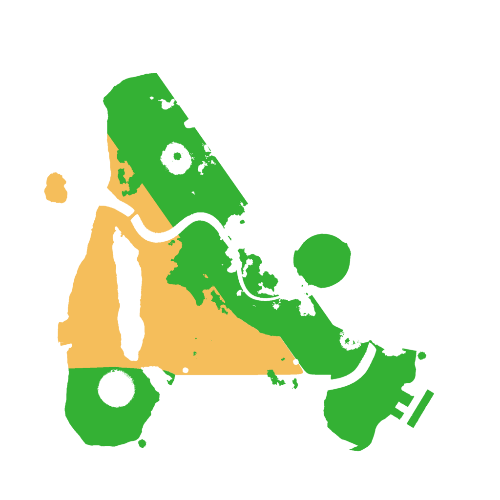 Biome Rust Map: Procedural Map, Size: 2500, Seed: 1634374706