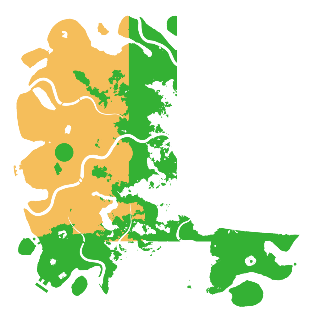 Biome Rust Map: Procedural Map, Size: 4602, Seed: 729872