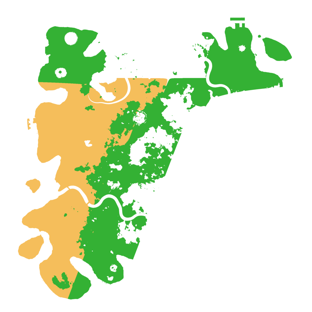 Biome Rust Map: Procedural Map, Size: 4300, Seed: 806385303