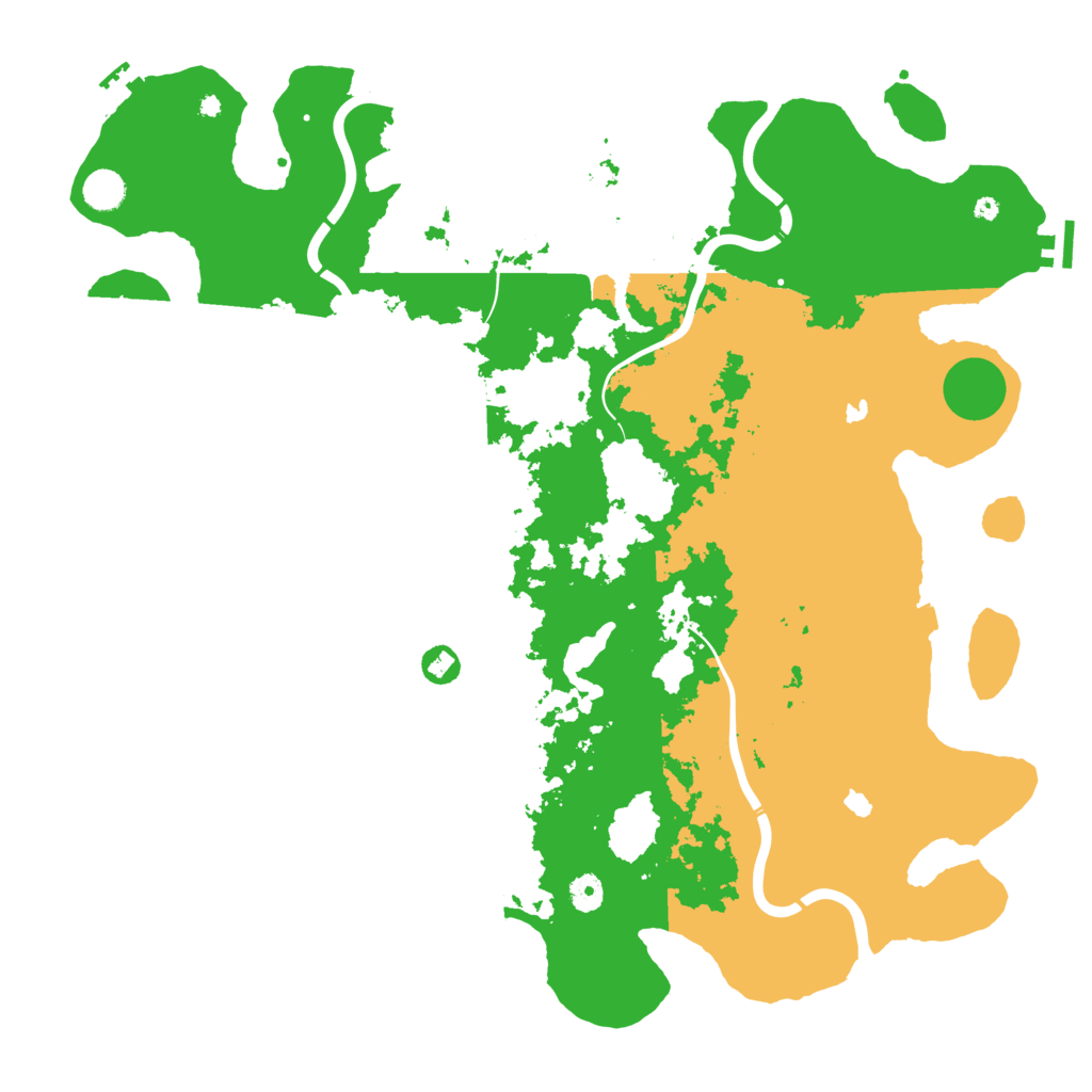 Biome Rust Map: Procedural Map, Size: 4602, Seed: 671341