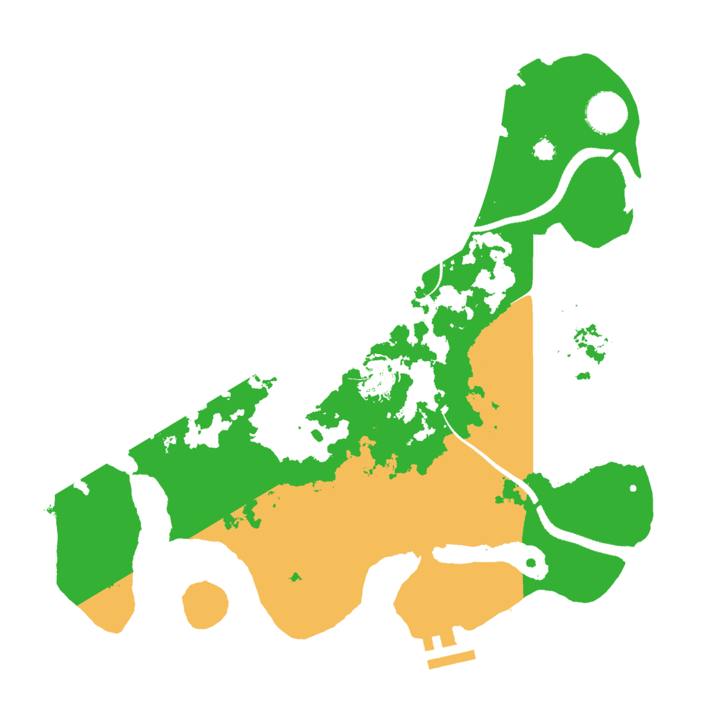 Biome Rust Map: Procedural Map, Size: 3000, Seed: 62867089
