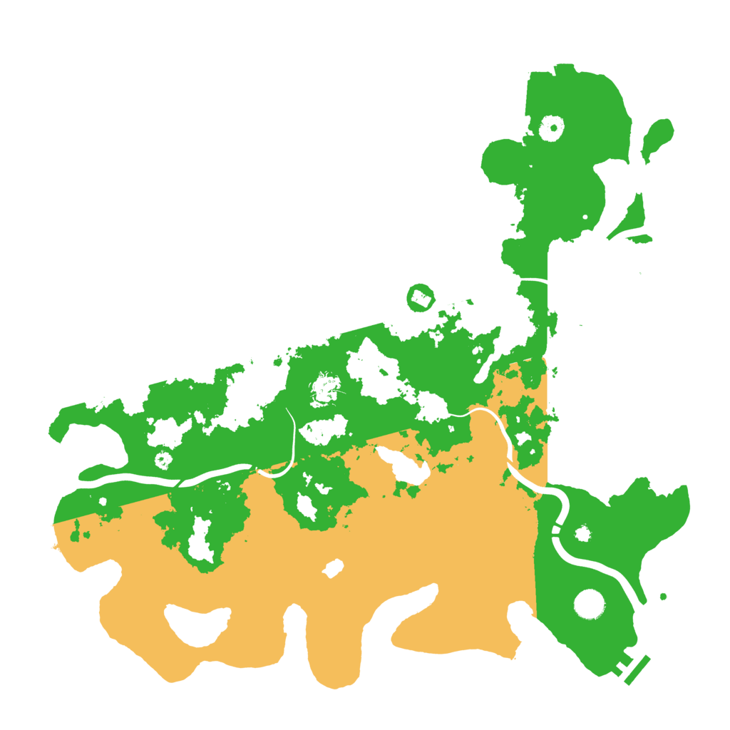 Biome Rust Map: Procedural Map, Size: 4250, Seed: 549228342