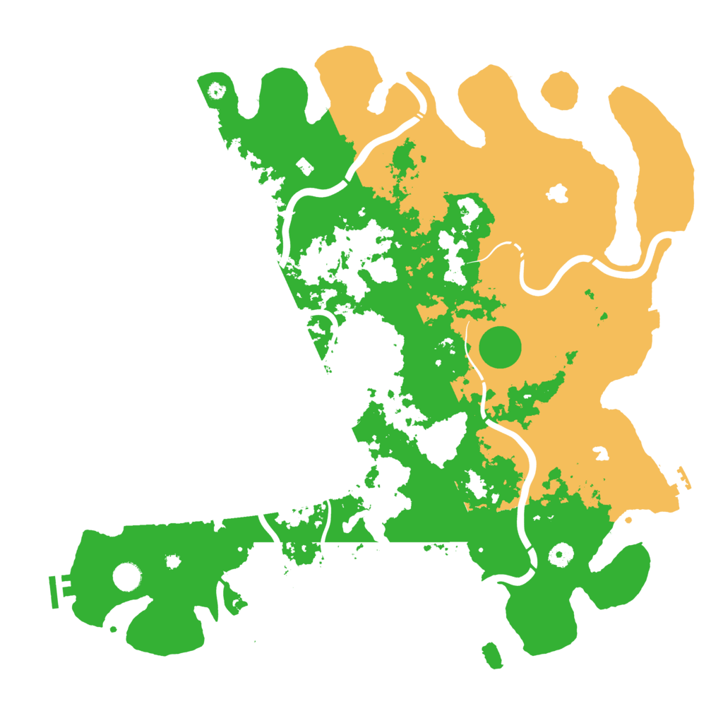 Biome Rust Map: Procedural Map, Size: 4500, Seed: 1708327527