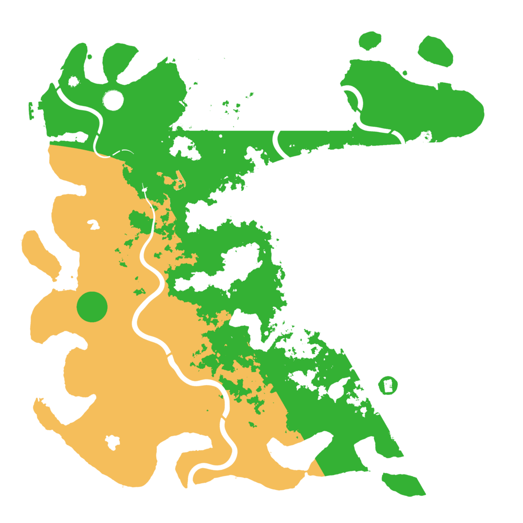 Biome Rust Map: Procedural Map, Size: 4500, Seed: 272051634
