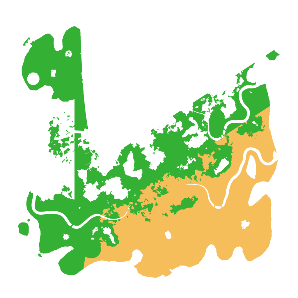 Biome Rust Map: Procedural Map, Size: 4500, Seed: 2142863215