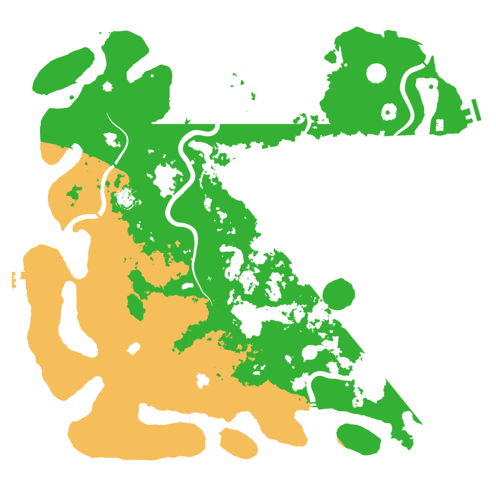 Biome Rust Map: Procedural Map, Size: 4500, Seed: 1195662783