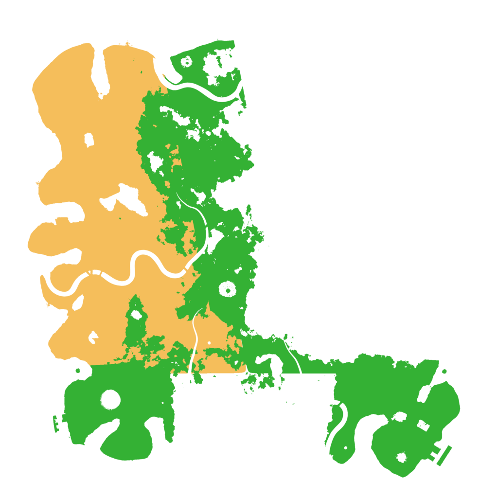 Biome Rust Map: Procedural Map, Size: 4500, Seed: 40499891