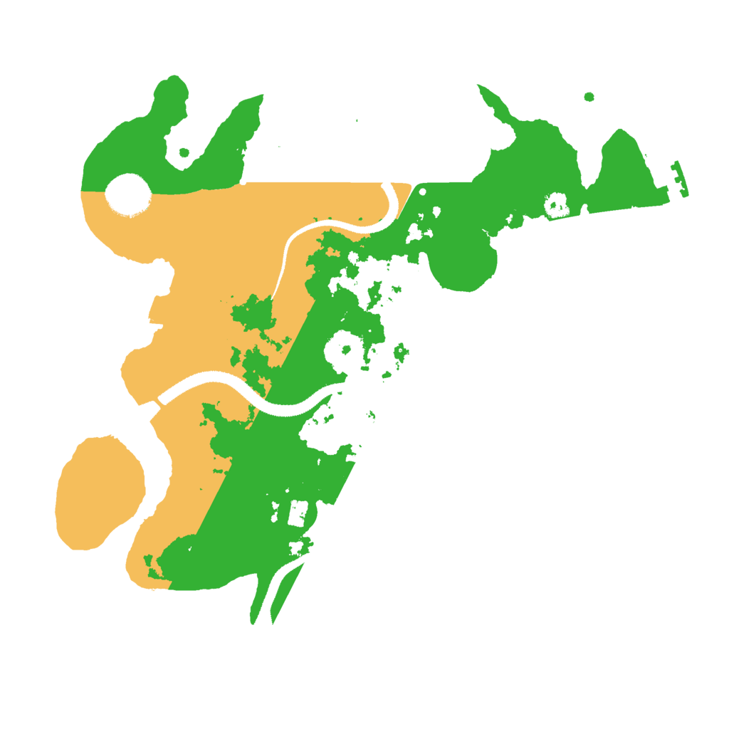 Biome Rust Map: Procedural Map, Size: 3000, Seed: 822459618