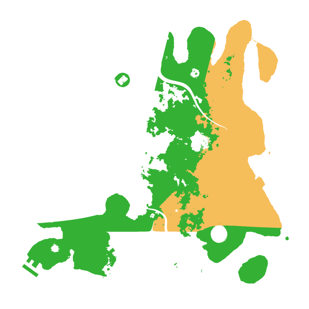Biome Rust Map: Procedural Map, Size: 3500, Seed: 1891952509